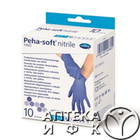 Перчатки Peha-Soft нитрил фино н/с без пудры размер S №10